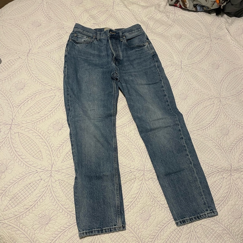 Everlane 90s cheeky Straight Jeans in Light Blue